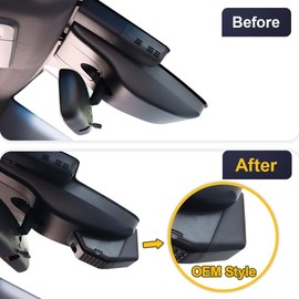 Fitcamx 4K Dash Cam Suitable for Toyota Kluger LE Limited Platinum L XLE XSE 2020 2021 2022 2023 2024 2025 XU70, OEM Look, 2160P UHD Video WiFi, WDR Night Vision, G-Sensor, Easy to Install,64GB Card