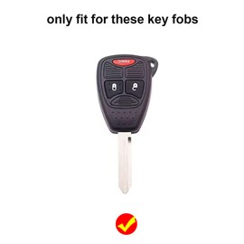 for Jeep Key fob Cover (3B-White Gray)