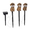 LED Solar Garden Light Puppy Dog Statue Welcome Lamp Solar