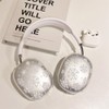JLSDBMZ for AirPods Max Case,Creative Personality White Snowflake Print,Cute Simple