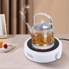 Portable Electric Stove 700W Induction Cooktop Burner Adjustable Power(First Gear: