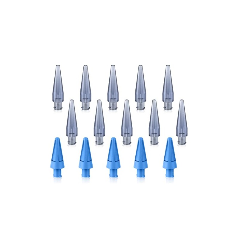 WEUANY Earwax Removal Kit Ear Cleaner Replacement Tips 15pcs, Blue-1