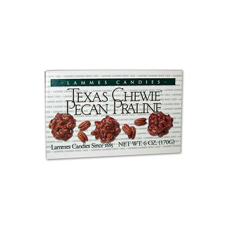 Lammes Candies Texas Chewie Pecan Praline (Pack of 2), 6