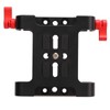1/4in Camera Mounting Base Plate Aluminum Alloy 15mm Diameter DSLR