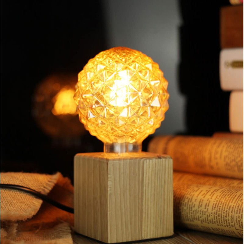 Lxcom Lighting G95 LED Pineapple Bulb Retro Edison Lamp 4W