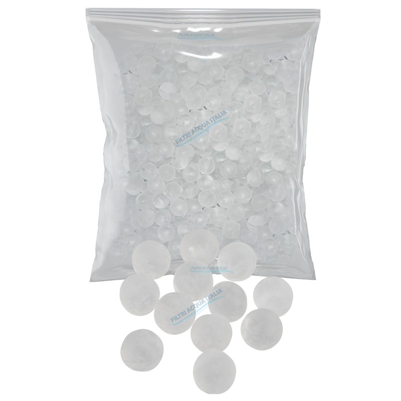 Polifosfati a Sfere 500 gr. Ricarica per Filtri Anticalcare Lavatrice,