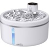 Wireless Cat Water Fountain [with Stainless Steel Tray], 84oz/2.5L Pet