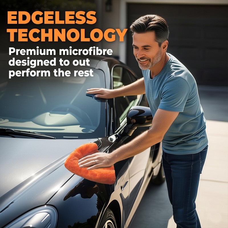 FX40 PRO Microfibre Car Drying Towel – Edgeless Design for