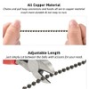 Wayilea Ceiling Fan Light Pull Chain Extender, 3.2mm Diameter Oil