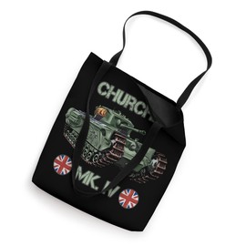 World War 2 British Army Tank Churchill Mk.4 gift Tote Bag