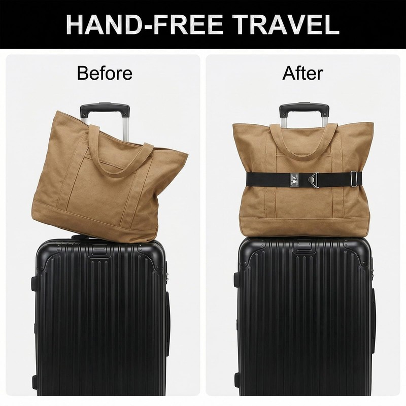 2-in-1 Travel Belt for Luggage Straps Add a Bag Luggage