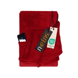 npluseins Coral Fleece Blanket - The Original with Sleeves & Kangaroo Pocket 1448.2043