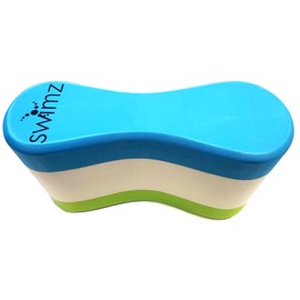 Swimz Senior Club Pull Buoy - Blue/White/Lime