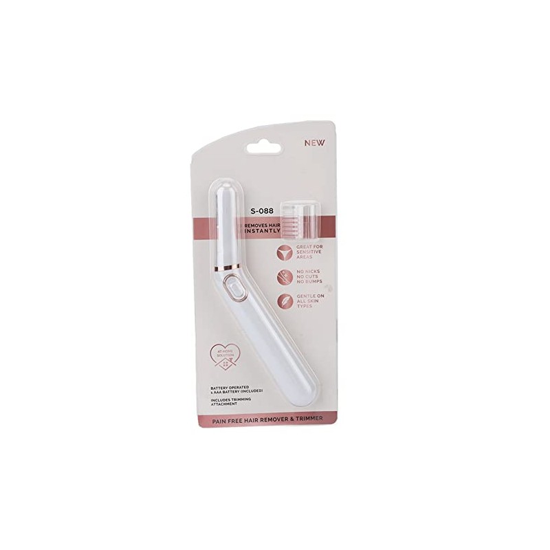 Recortador de bikini para mujer, eléctrico con luz LED, portátil,