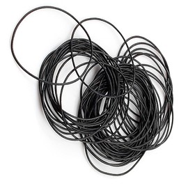 Watch Back Gasket, 950pcs Rubber Washers Set 0.6mm O-Ring Set Sealing Rings Watch Back Gasket Rubber Seals Size 12-30mm