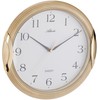 Atlanta 4235-9 wall clocks, analogue, gold