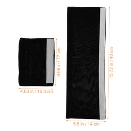 DOITOOL Sets Appliance Door Handle Covers Freezer Handle Cover Kitchen Appliance Non- Soft Fabric Pcs