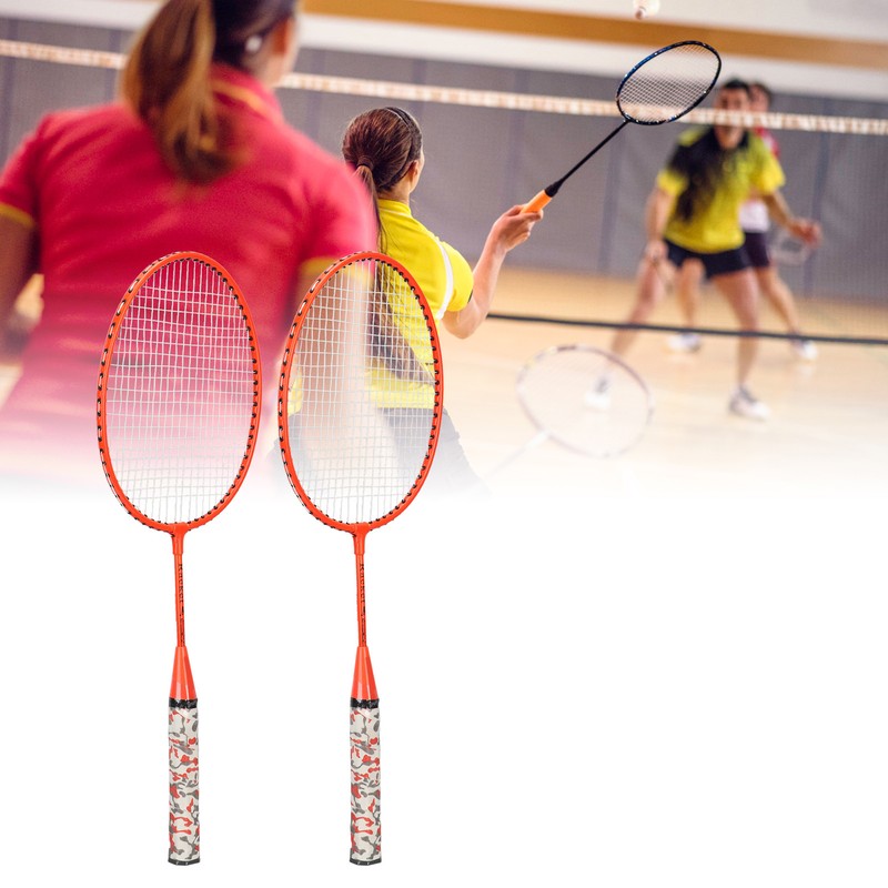 Badminton Racket with 2 Ball Hand Eye Coordination Exercise Educational