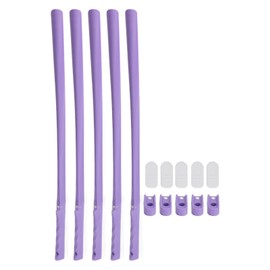 5pcs Shoe Assist Tool Non Slip Extended Extra Long Handled Shoe Aid for Elderly Shoes Purple