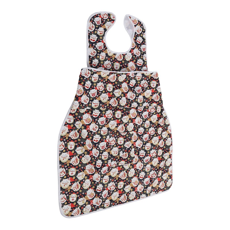 Adult Bib for Elderly Washable Bib Reusable Waterproof Clothing Protector