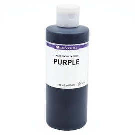 LorAnn Purple Liquid Food Coloring, 4 Ounce Bottle