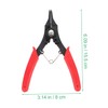 Outanaya 1 Set Multi Functional Interchangeable Circlip Pliers Tool for