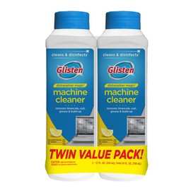 Glisten Dishwasher Magic Machine Cleaner and Disinfectant 2-Pack and Washer Magic Washing Machine Cleaner and Deodorizer 2-Pack