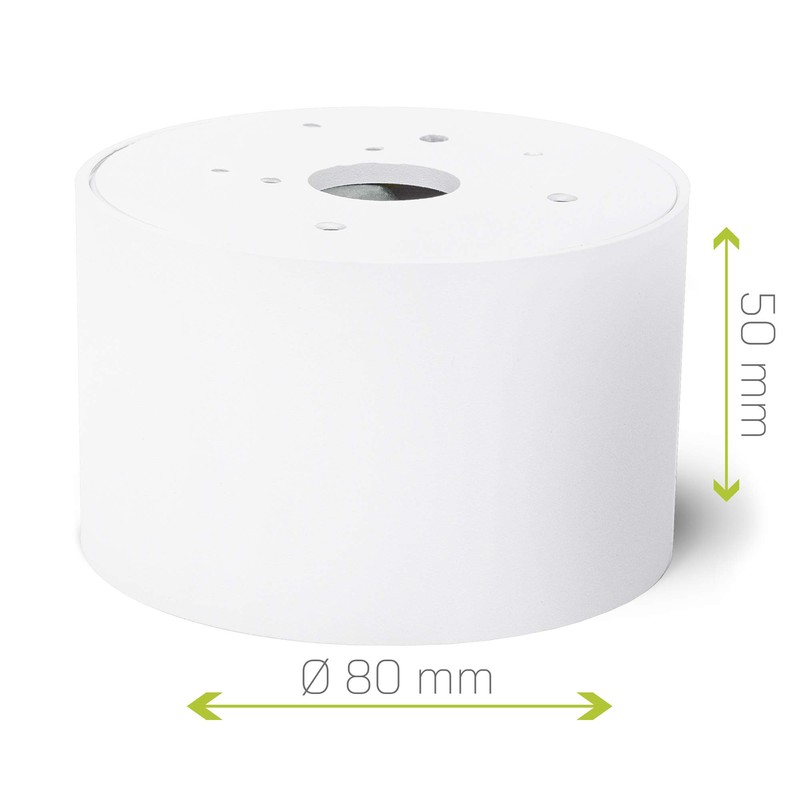 linovum SMOL LED Surface-Mounted Light Matt White - Flat &