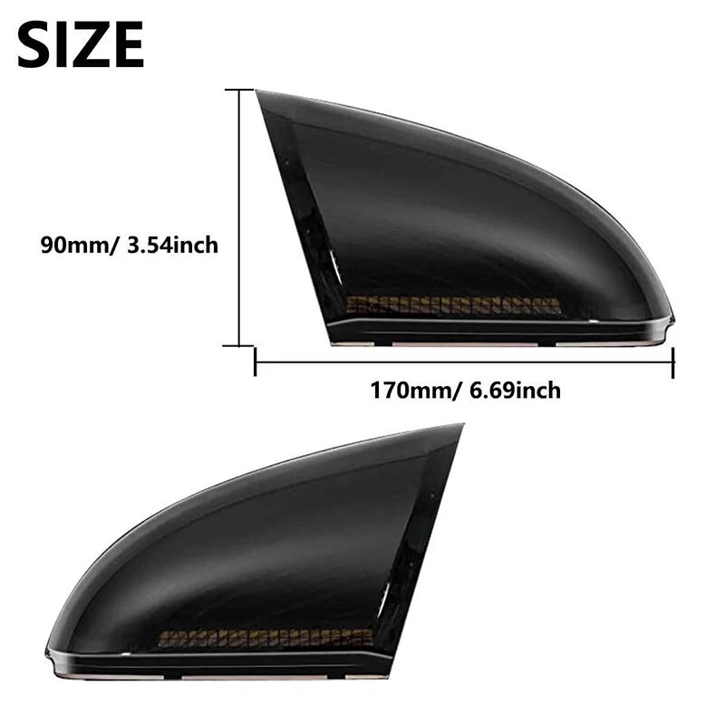oursunshine2019 For Dodge RAM 1500-3500 Switchback LED Side Mirror Turn