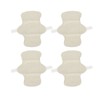 4Pcs Reusable Feminine Pads Washable Cotton Leak Proof Breathable Skin