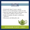 RSVP International Stoneware Teapot Collection, Microwave and Dishwasher Safe, 42