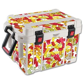 MightySkins Skin Compatible with Pelican 45 qt Cooler – Gummy Bears | Protective, Durable, and Unique Vinyl Decal wrap Cover | Easy to Apply, Remove, and Change Styles | Made in The USA