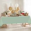 54 x 108 Inch Sage Green Tablecloths-5Pcs Gradient Green Disposable