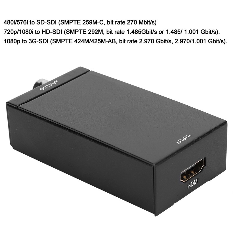 Professional HDMI to 3G SDI Converter High Definition Audio Video
