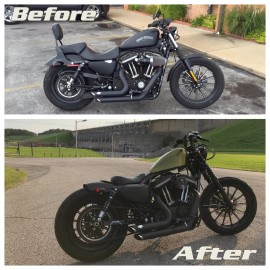 DK Custom Products Sportster Model Tank Lift Kit