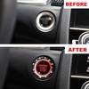WINKA Car Engine Start Stop Button Cover Bling Accessories for