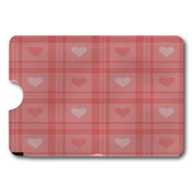 Minder® 5 Pack Designer RFID Blocking Anti Theft Secure Protector Sleeve Holder Wallet for Credit/Debit/ID/Oyster Cards - Prevent Fraud, Card Clash ~ As Seen On BBC (Pink Hearts)