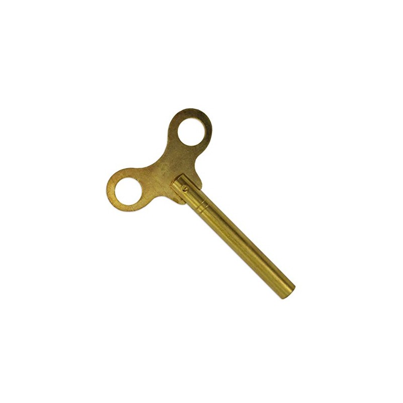 3.5mm Long Shaft (5) Winding Clock Key Winged Type Brass