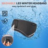 LED Winter Headbands for Women and Men Ear Warmer Headband