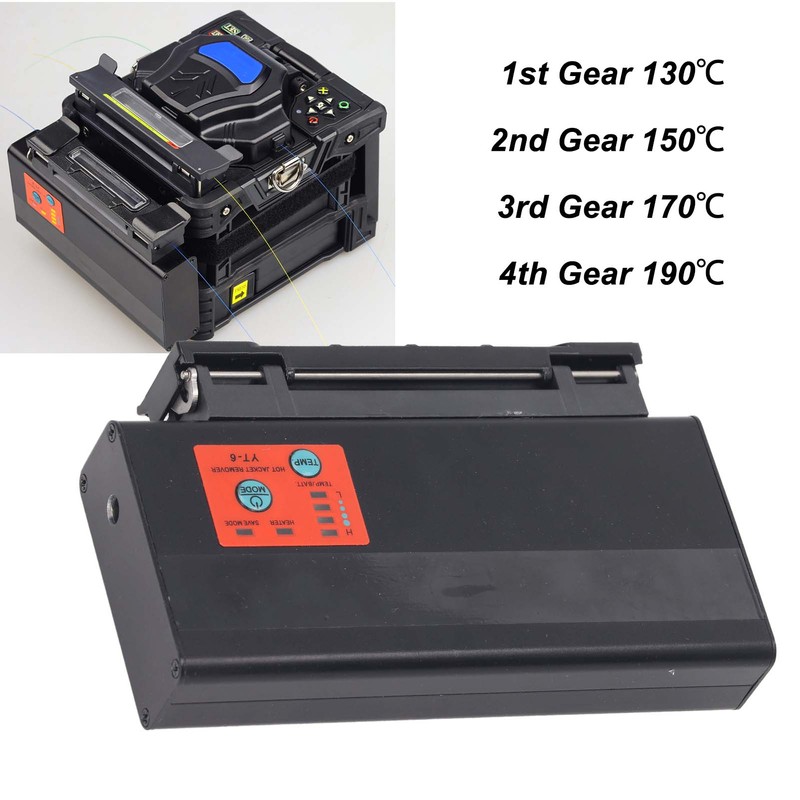 Fiber Optic Fusion Splicer Heater Quick Heating 4 Level Automatic