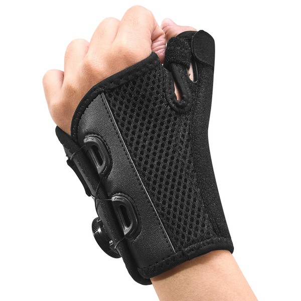 Thumb Wrist Brace Adjustable Wrist Support Splint with Adjustable Button