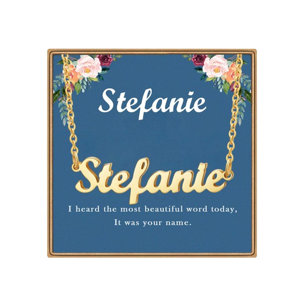 Ldurian Custom Name Necklace Personalized Mother's Day Gift | Name