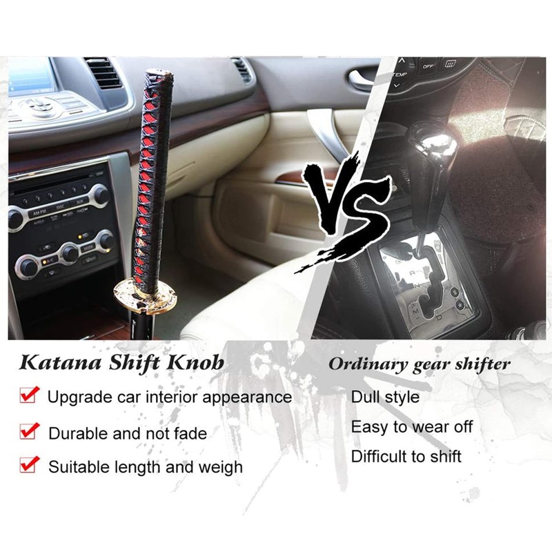 Unifizz Car Samurai Sword Automatic Shift Knob Universal fit for