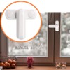 2PCS Sash Jammers Extra Security Locks White Sash Blocker Strong