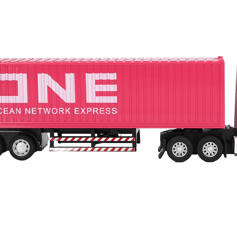Container Truck Model 1:48 Vivid Exquisite Beautiful Decorative Toy Ornament