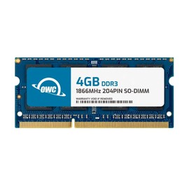 OWC 4GB DDR3L 1866 PC3L-14900 CL13 1Rx8 204-pin 1.35V Non-ECC SODIMM Memory RAM Module Upgrade Compatible with QNAP TS-253B TS-253Be TS-453B TS-453Be TS-453BT3