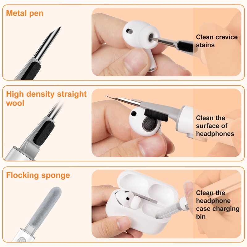 5 Pairs Replacement Ear Tips for AirPods Pro 3 Silicon