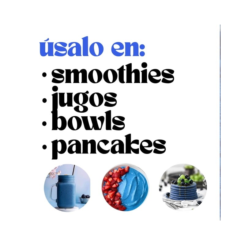 Espirulina Azul en Polvo GLOW Superfoods 100g 100% Natural