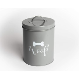 Park Life Designs 1.4 Qt. Small Treat Canister | Casper (Grey)