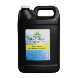 Renewable Lubricants Compressor Oil, 1 gal, ISO 68, Yellow